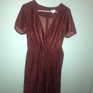 Red jumpsuit, size small